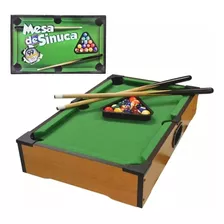 Mesa De Bilhar Mini Sinuca Jogo Snooker Infantil De Madeira