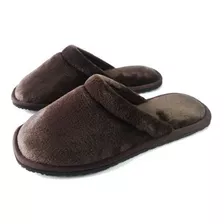 Pantufla Babucha Térmica Para Caballero Algodón Felpado