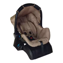 Bebê Conforto Grid Preto Cappuccino Com Base - Galzerano Cor Bege Liso