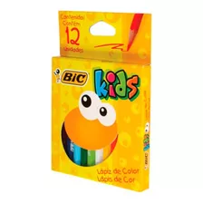 Lapices De Colores Surtidos Cortos Bic Kids X 12