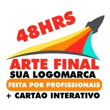 48h Criação De Logo Logotipo Logomarca E Cartão Interativo