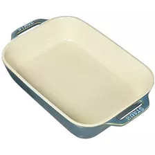 Staub Ceramics Fuente Rectangular Para Hornear, 10.5x7.5 Pul