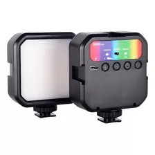 Mini Iluminador Led Rgb Recarregável Foto Profissional Mj88 110v/220v