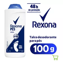 Rexona Pés Original - Talco Desodorante Antibact Efficient 