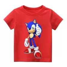 Remera Sonic Nene Nena Infantil Algodón Premium