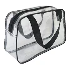 Necessaire Frasqueira Transparente Bolsa Maquiagem De Mão 