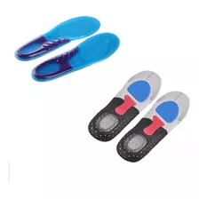 2 Pares Plantillas Ortopedicas 26cm-29cm Gel Y Deportivas Color Azul-negro Tamaño De La Plantilla Recortable 26 A 29