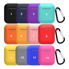 Funda Case Protector Silicona Compatible @ AirPods + Gancho