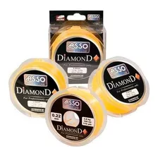 Nylon Monofilamento Asso Diamond 0.20mm 100mts Baja Memoria