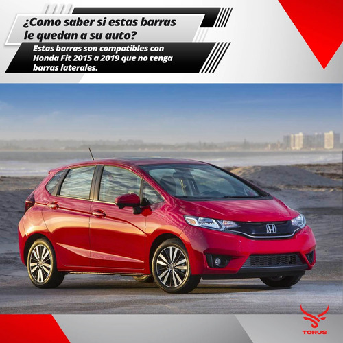 Barras Portaequipaje Honda Fit 2015 2016 2017 18 2019 120#14 Foto 4