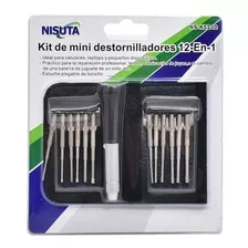 Kit 12 Mini Destornilladores Nisuta Ns-k5212