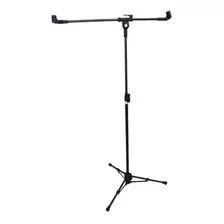 Pedestal De Microfone Duplo - S/haste Vector Pmv-02 Psht