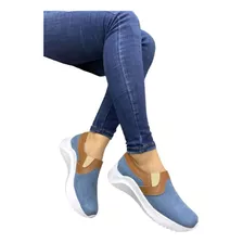 Zapato Deportivo De Dama Azul