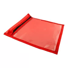 Porta Ordem De Serviços Com Zíper C210 Vermelho C/10 Peças