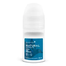 Desodorante Natural Puravida, Sem Perfume Sem Alumínio, 55ml
