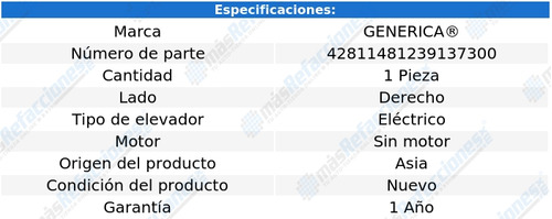 Elevador Cristal Chevrolet Venture 1997 - 2004 S/motor Der Foto 2