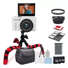 Acuvar 4k 64mp Kit De Cámara Digital Para Fotografía, Cámara