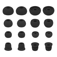 Set De Siliconas Eartips Alxcd Auriculares 8 Pares Negro