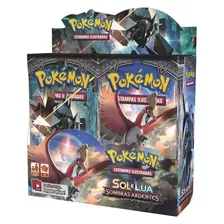 Copag Pokémon Booster Box Sol E Lua Sombras Ardentes Lacrado