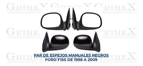 Par Espejo Ford F150 1998-98-00-02-04-08-09-2009 Neg Tyc Ore Foto 3