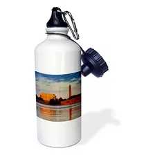 Water Bottle, 21oz, White