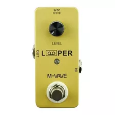 Pedal Looper M-vave Cuvave Baixo Violão Violão + Nf + Gtia