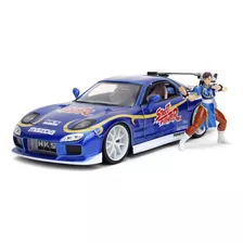 Street Fighter 1:24 1993 Mazda Rx-7 - Coche Fundido A Presin