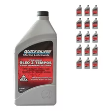 Óleo Motores De Popa 2t Quicksilver Tcw3 1 Litro Kit C/15