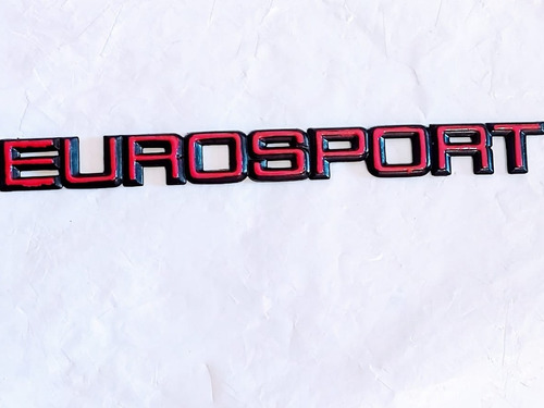 Emblema Eurosport Cutlas Oldsmobile Chevrolet Rojo Foto 2