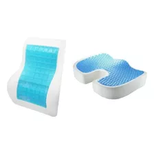 Cojines Respaldar Lumbar Con Gel Ortopédico Viscoelastico