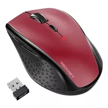 Mouse Tecknet Inalambrico/rojo