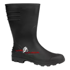 Bota De Pvc Galocha Motoqueiro Borracha Chuva Vonder Nova Nf