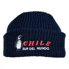 Gorro De Lana Bordado Con Diseños De Chile 