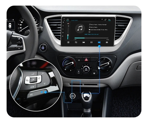 Hyundai Accent 2018-2022 Android Gps Radio Carplay Touch Hd Foto 6