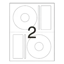 Etiqueta Para Cd E Dvd Cd100b Carta 100 Fls 115 Mm Cx.c/200 Cor Branco