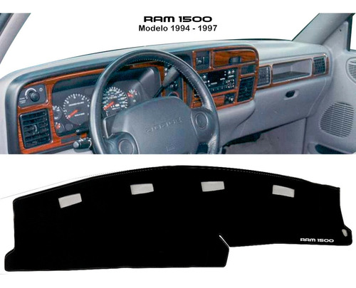 Cubretablero Bordado Dodge Pick Up Ram-1500 Modelo 1996 Foto 2