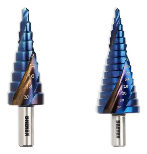Kit Bremen: Mecha Escalonada Cobalto 4 A 20 Mm 8805 + Mecha Escalonada Cobalto 4 A 32 Mm 8806