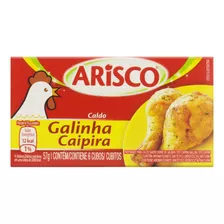 Caldo Em Tablete Galinha Caipira Arisco Caixa 57g 6 Unidades