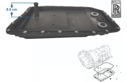 Carter Filtro Transmision Aut Plast 2005-2009 Land Rover Lr3 Foto 5