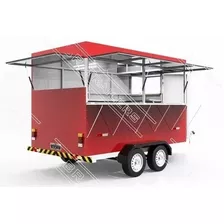 Projeto Reboque Trailer Food Truck Para Lanches Completao