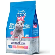 Areia Sílica Sanitária Grossa Cristal Em Gel 1,6 Kg Good Cat