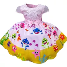 Vestido Temáticos Luxo Baby Shark