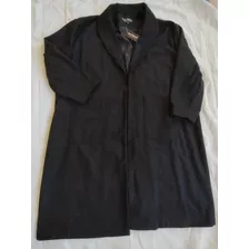 Gabardina Larga Saco De Hombre Jason Maxwell Talla 3xl Negro