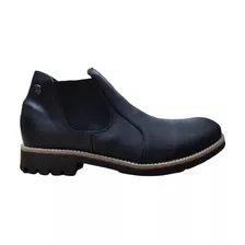 Borcego Bota Elastico Cuero Bando Hombre