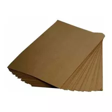 100 Folhas Papel Kraft A4 120g Cor Marrom