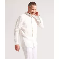 Guayabera Hombre Patprimo M/l Blanco Lino 44030368-197