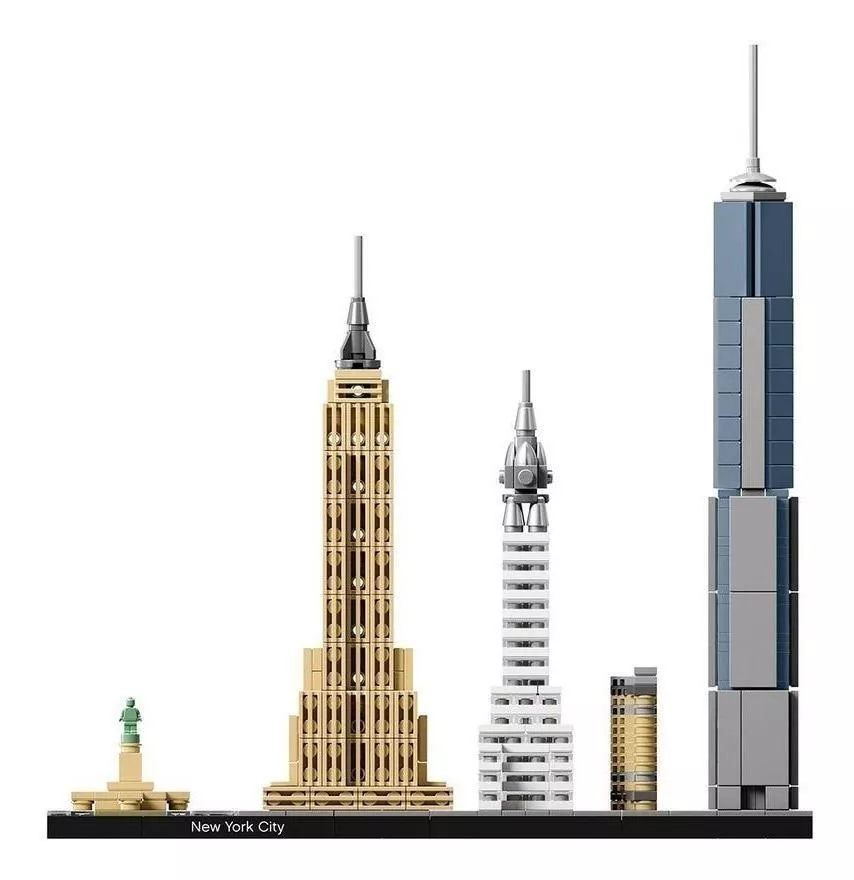 Set De Construcción Lego Architecture New York City 598 Piezas En Caja