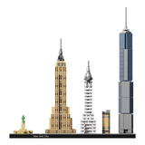 Set De ConstrucciÃ³n Lego Architecture New York City 598 Piezas  En  Caja
