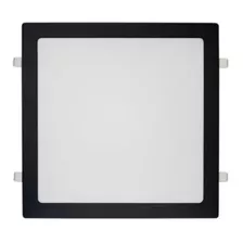 Painel Plafon Embutir Quadrado Led 40x40 32w Preto