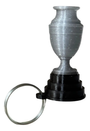 Copa América Llavero Souvenir Fiesta Cumple Con Bolsita  X10 Plateado